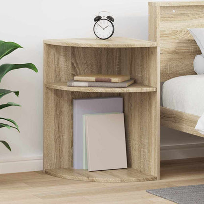 vidaXL End Table Sonoma Oak 39.7 x 39.7 x 60 cm Engineered Wood 1