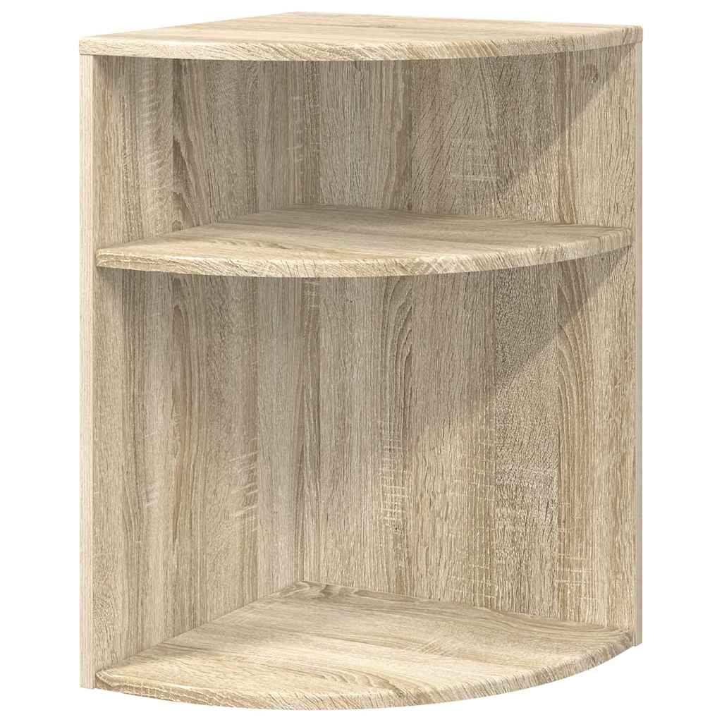 vidaXL End Table Sonoma Oak 39.7 x 39.7 x 60 cm Engineered Wood 2