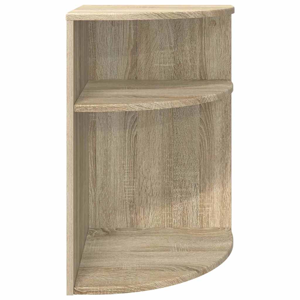 vidaXL End Table Sonoma Oak 39.7 x 39.7 x 60 cm Engineered Wood 5