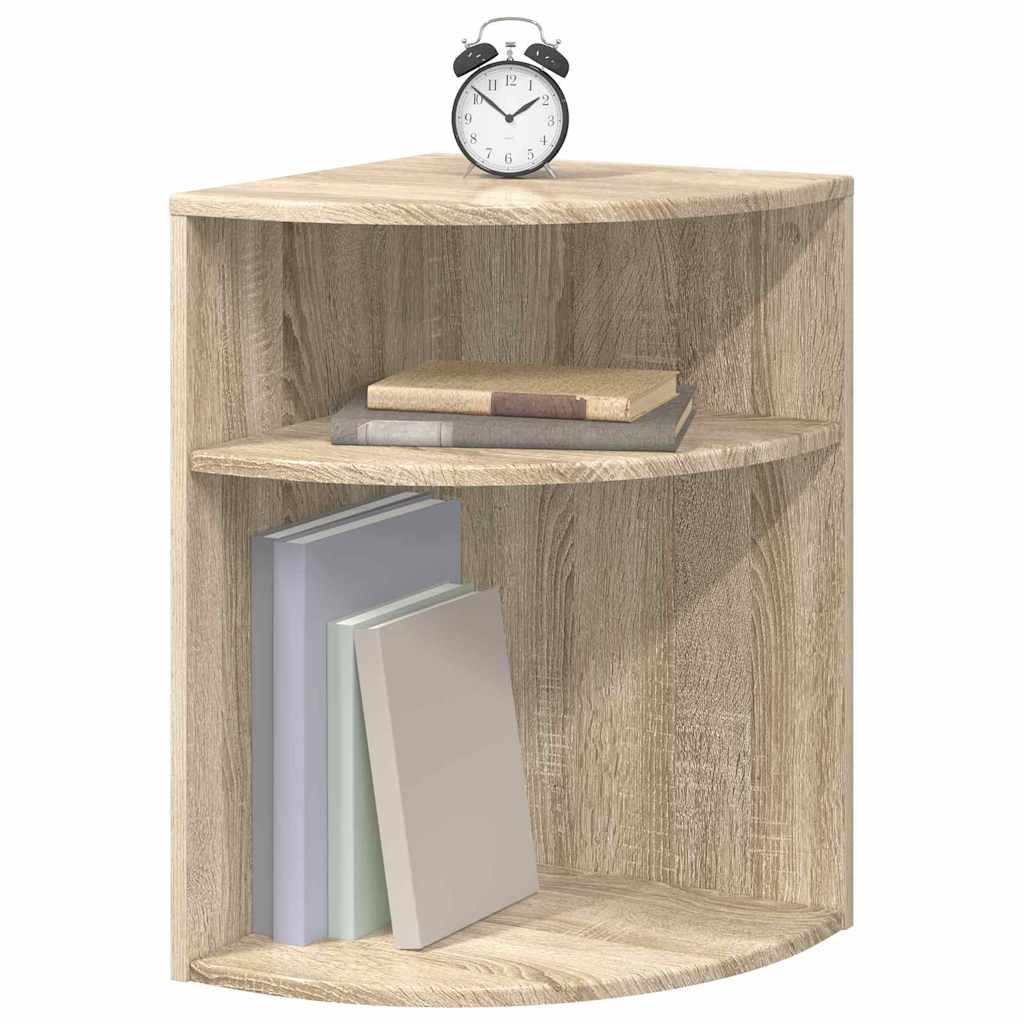 vidaXL End Table Sonoma Oak 39.7 x 39.7 x 60 cm Engineered Wood 3