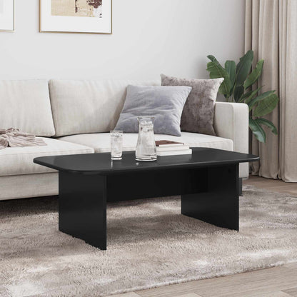 vidaXL Coffee Table Black 93 x 53 x 33 cm Engineered Wood 4