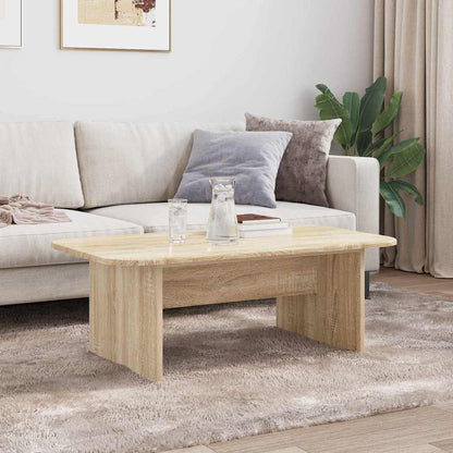 vidaXL Coffee Table Sonoma Oak 93 x 53 x 33 cm Engineered Wood 4