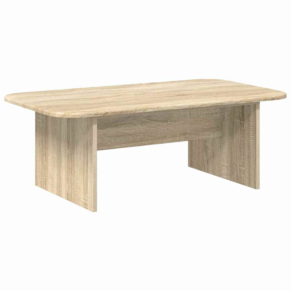 vidaXL Coffee Table Sonoma Oak 93 x 53 x 33 cm Engineered Wood 2