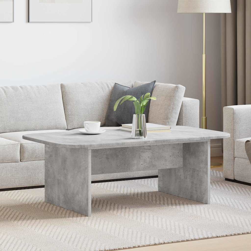 vidaXL Coffee Table Concrete Grey 93 x 53 x 33 cm Engineered Wood 1