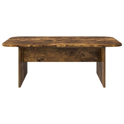 vidaXL Coffee Table Smoked Oak 93 x 53 x 33 cm Engineered Wood 5