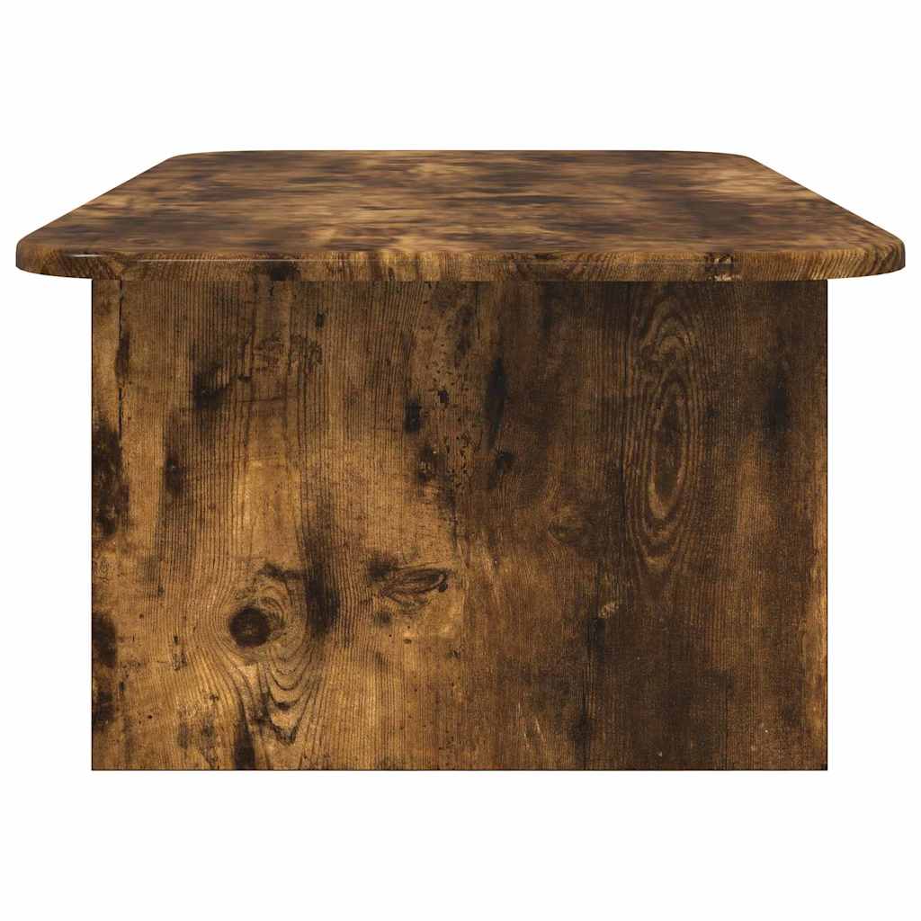 vidaXL Coffee Table Smoked Oak 93 x 53 x 33 cm Engineered Wood 6