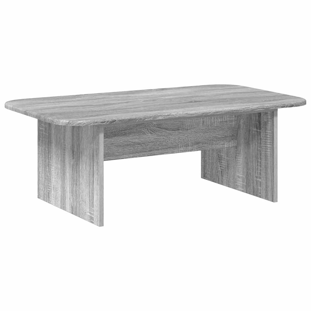 vidaXL Coffee Table Grey Sonoma 93 x 53 x 33 cm Engineered Wood 2