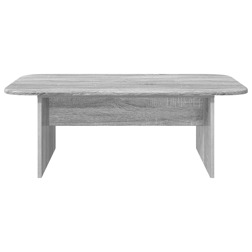 vidaXL Coffee Table Grey Sonoma 93 x 53 x 33 cm Engineered Wood 5