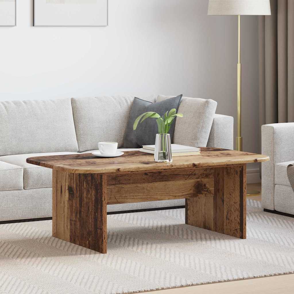 vidaXL Coffee Table Old Wood 93 x 53 x 33 cm Engineered Wood 1
