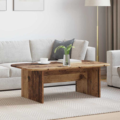 vidaXL Coffee Table Old Wood 93 x 53 x 33 cm Engineered Wood 1
