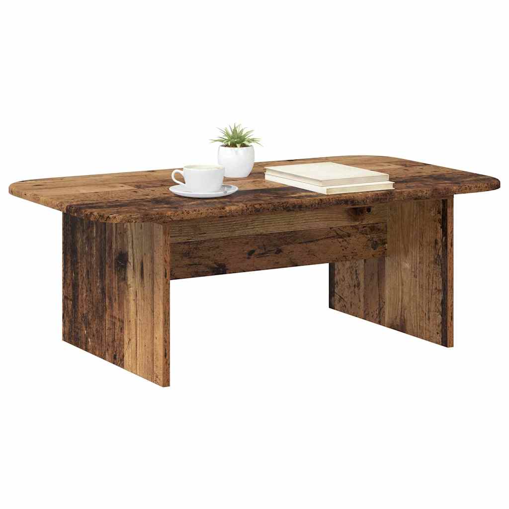 vidaXL Coffee Table Old Wood 93 x 53 x 33 cm Engineered Wood 3