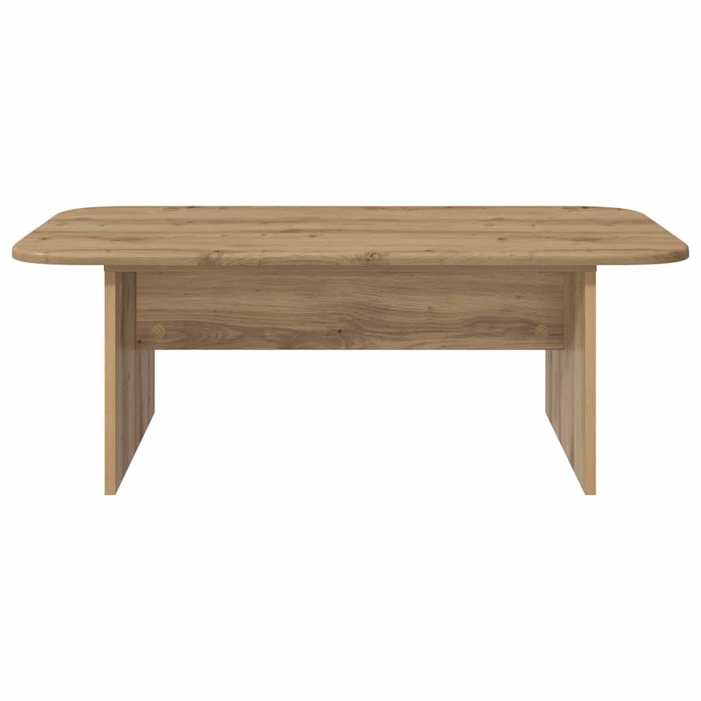vidaXL Coffee Table Artisan Oak 93 x 53 x 33 cm Engineered Wood 5