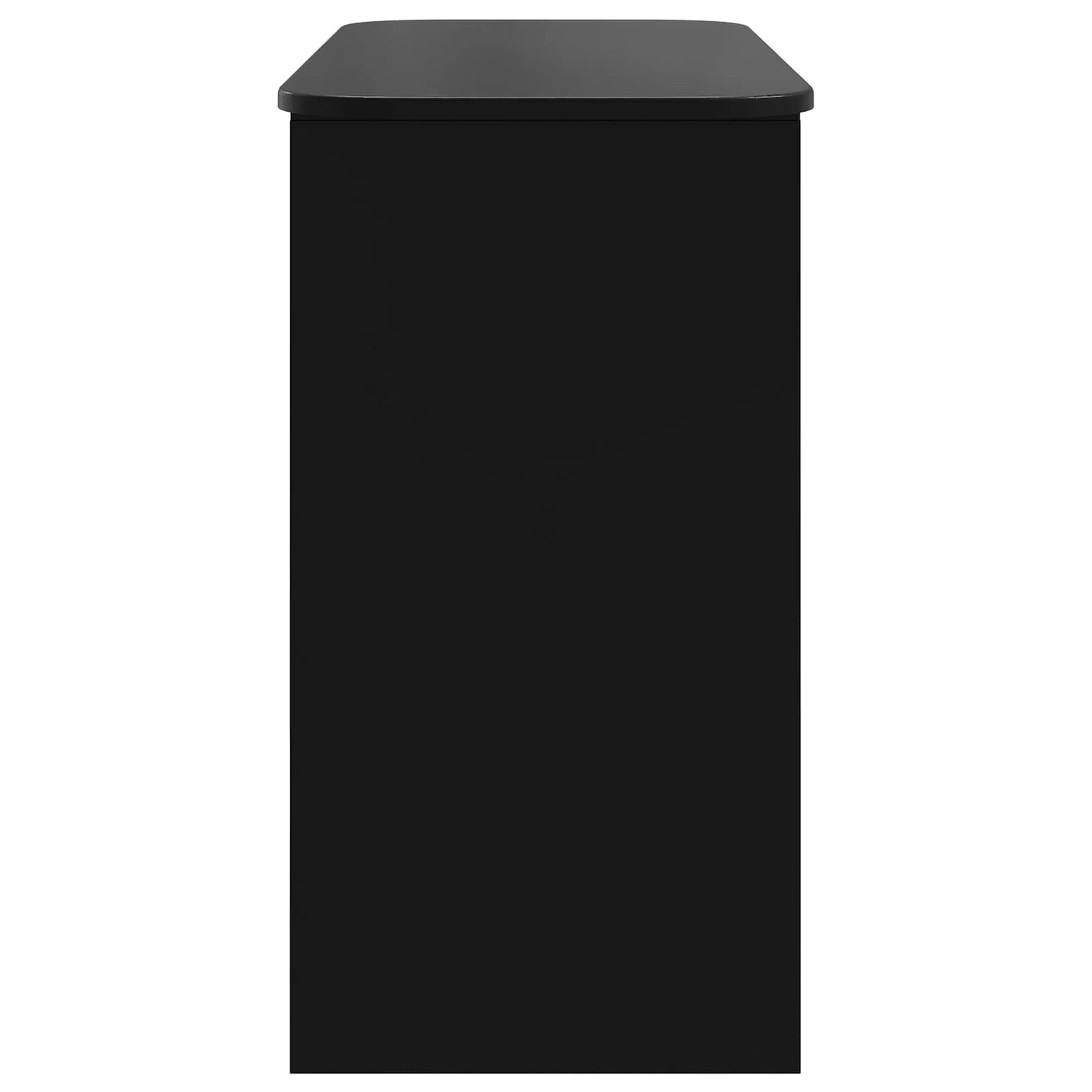 vidaXL Console Table Black 93 x 40 x 75 cm Engineered Wood 6