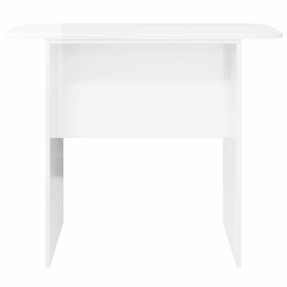 vidaXL Console Table High Gloss White 93 x 40 x 75 cm Engineered Wood 5