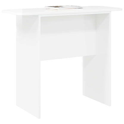 vidaXL Console Table High Gloss White 93 x 40 x 75 cm Engineered Wood 3