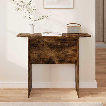 vidaXL Console Table Smoked Oak 93 x 40 x 75 cm Engineered Wood 4