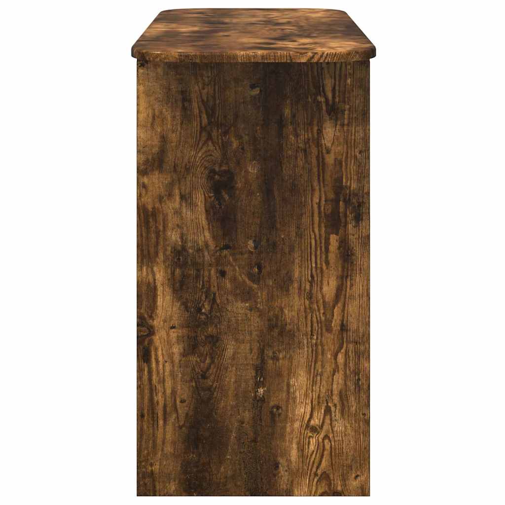 vidaXL Console Table Smoked Oak 93 x 40 x 75 cm Engineered Wood 6