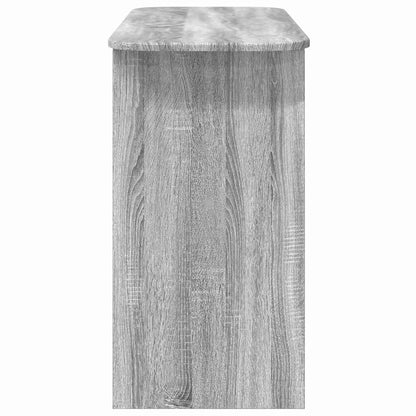 vidaXL Console Table Grey Sonoma 93 x 40 x 75 cm Engineered Wood 6
