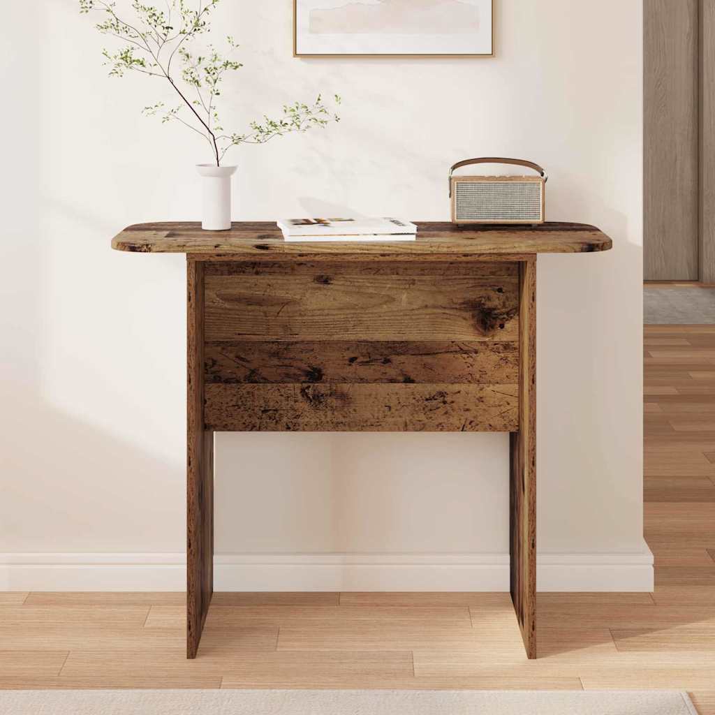 vidaXL Console Table Old Wood 93 x 40 x 75 cm Engineered Wood 4