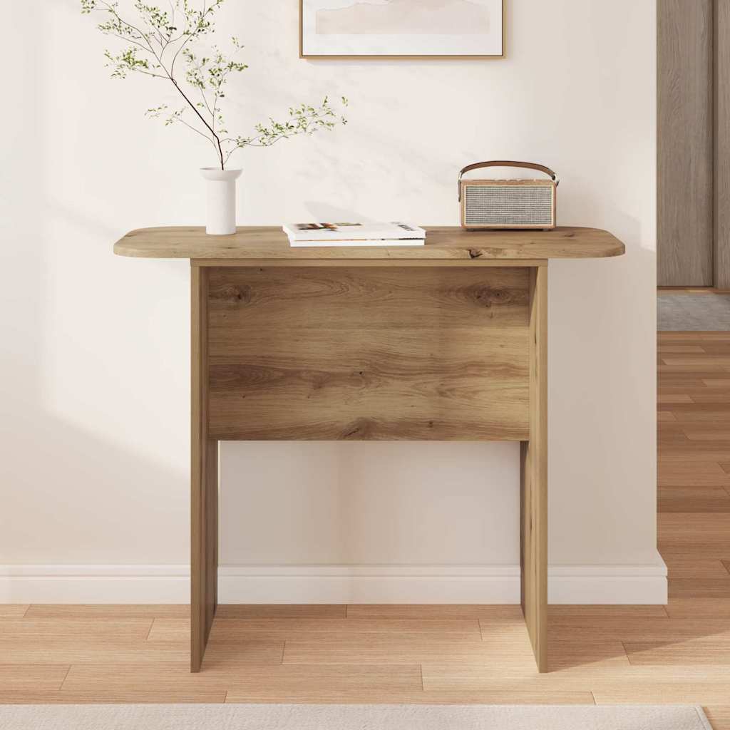 vidaXL Console Table Artisan Oak 93 x 40 x 75 cm Engineered Wood 4