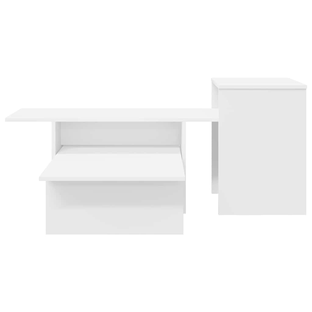 vidaXL Console Table White 91.5 x 35 x 38.5 cm Engineered Wood 5