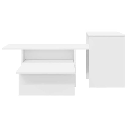 vidaXL Console Table White 91.5 x 35 x 38.5 cm Engineered Wood 5