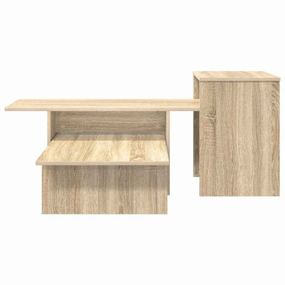 vidaXL Console Table Sonoma Oak 91.5 x 35 x 38.5 cm Engineered Wood 5