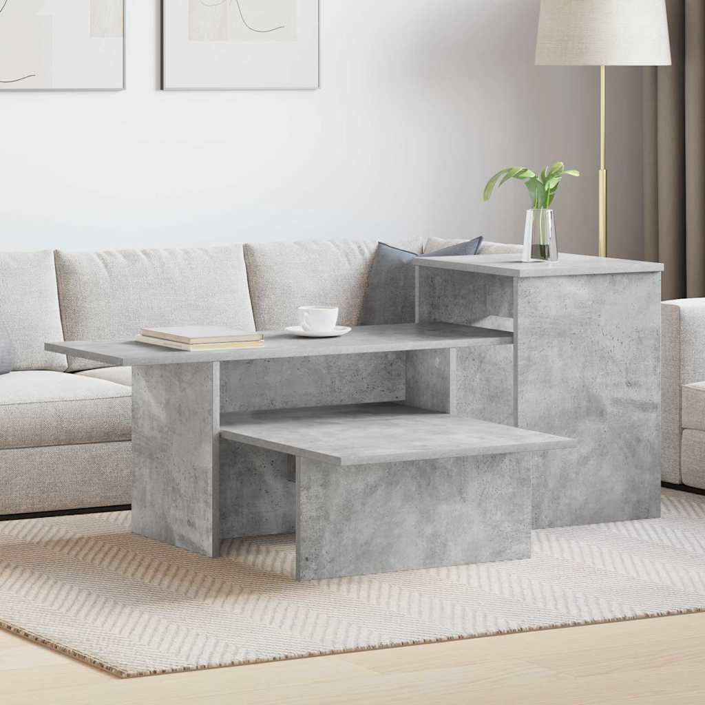 vidaXL Console Table Concrete Grey 91.5 x 35 x 38.5 cm Engineered Wood 1