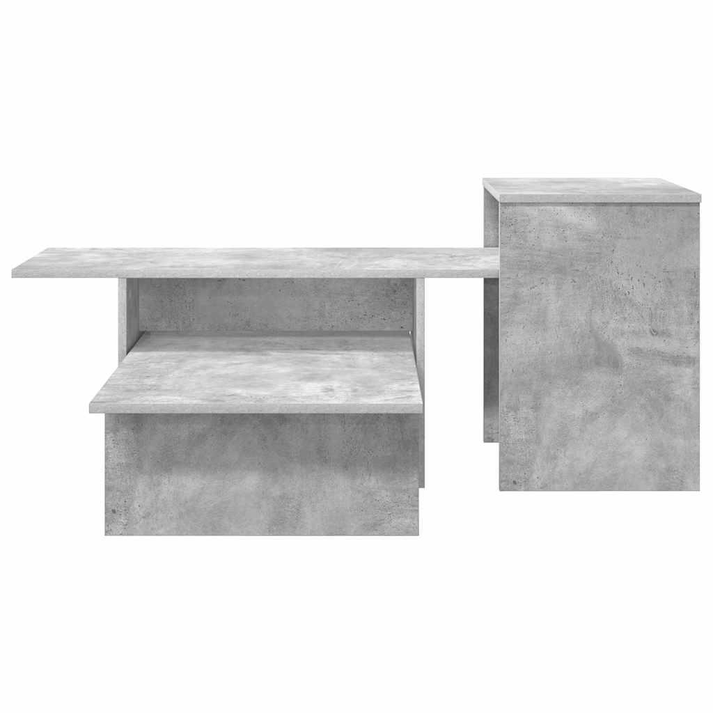 vidaXL Console Table Concrete Grey 91.5 x 35 x 38.5 cm Engineered Wood 5