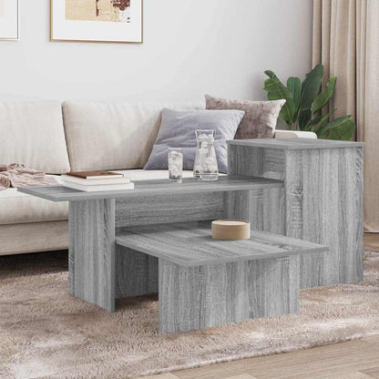 vidaXL Console Table Grey Sonoma 91.5 x 35 x 38.5 cm Engineered Wood 4