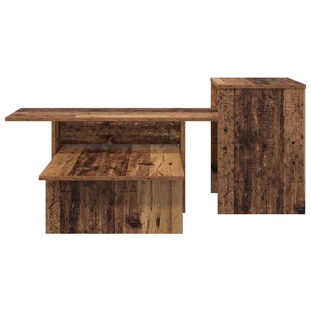 vidaXL Console Table Old Wood 91.5 x 35 x 38.5 cm Engineered Wood 5