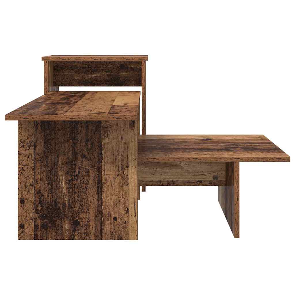 vidaXL Console Table Old Wood 91.5 x 35 x 38.5 cm Engineered Wood 6