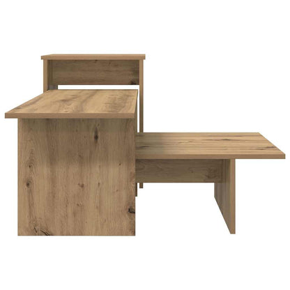 vidaXL Console Table Artisan Oak 91.5 x 35 x 38.5 cm Engineered Wood 6