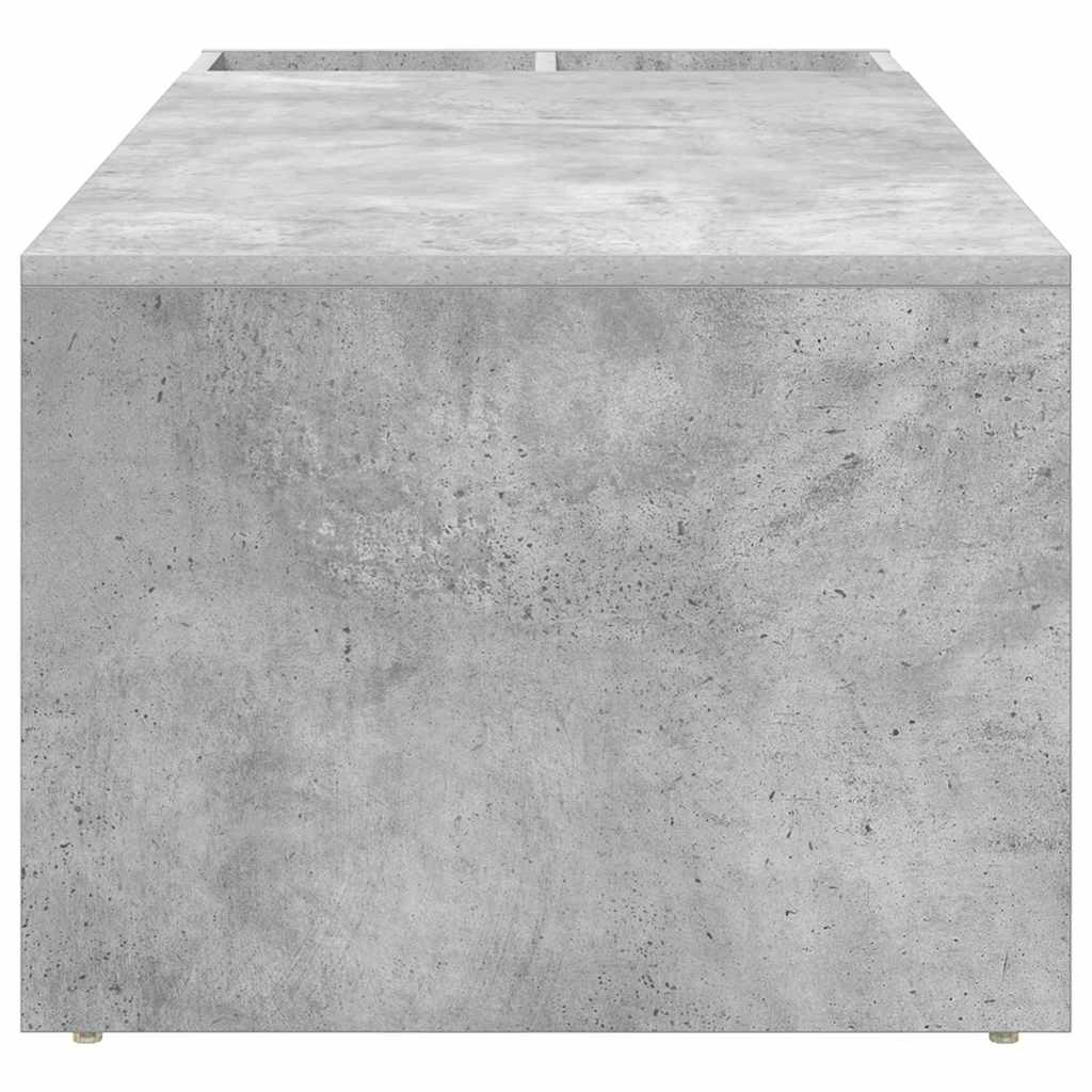 vidaXL Coffee Table Concrete Grey 101.5 x 50 x 37 cm Engineered Wood 6
