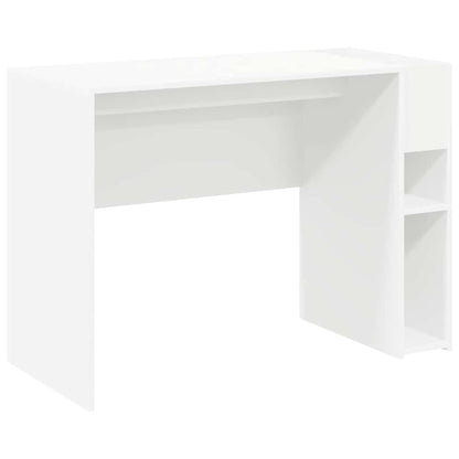vidaXL Desk White Engineered Wood 109 x 50 x 78 cm 2