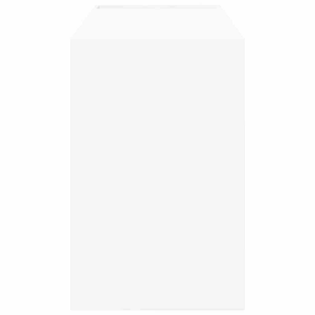 vidaXL Desk White Engineered Wood 109 x 50 x 78 cm 6