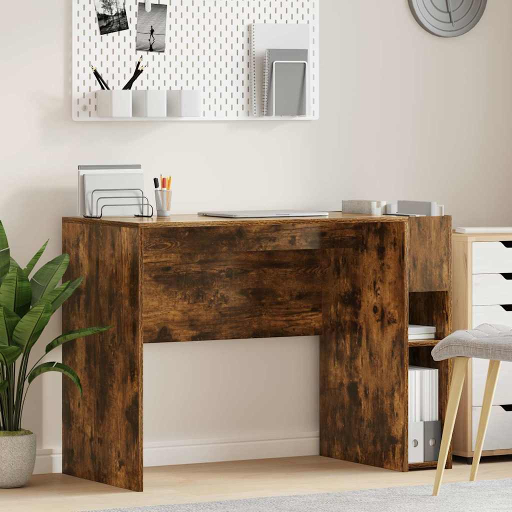 Desk Engineered Wood 109 x 50 x 78 cm Smoked oak