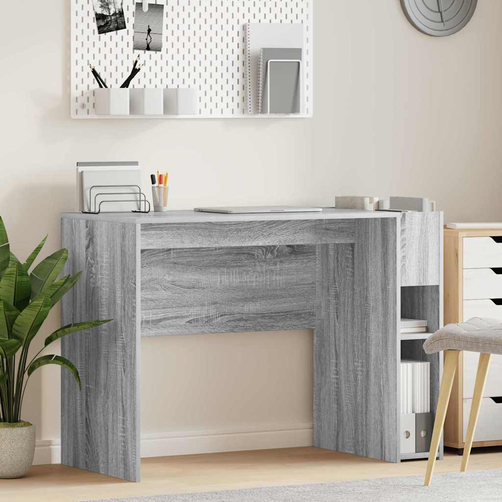 Desk Engineered Wood 109 x 50 x 78 cm Grey sonoma