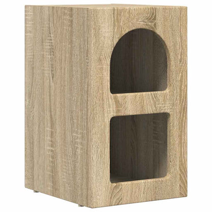 vidaXL Bedside Table ELST 2 pcs Sonoma Oak 29.5 x 33.5 x 50 cm 5
