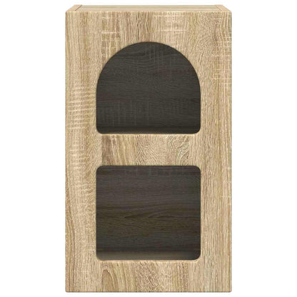 vidaXL Bedside Table ELST 2 pcs Sonoma Oak 29.5 x 33.5 x 50 cm 6