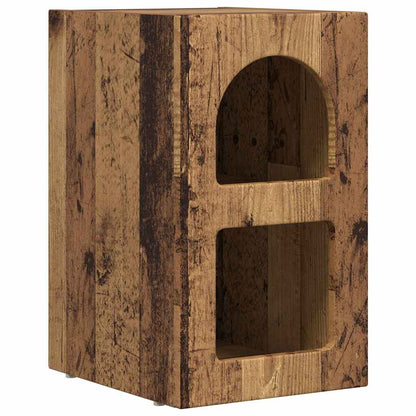 vidaXL Bedside Table ELST 2 pcs Old Wood 29.5 x 33.5 x 50 cm 5