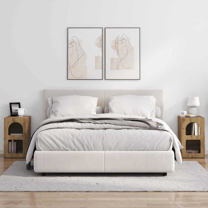 vidaXL Bedside Table ELST 2 pcs Artisan Oak 29.5 x 33.5 x 50 cm 4