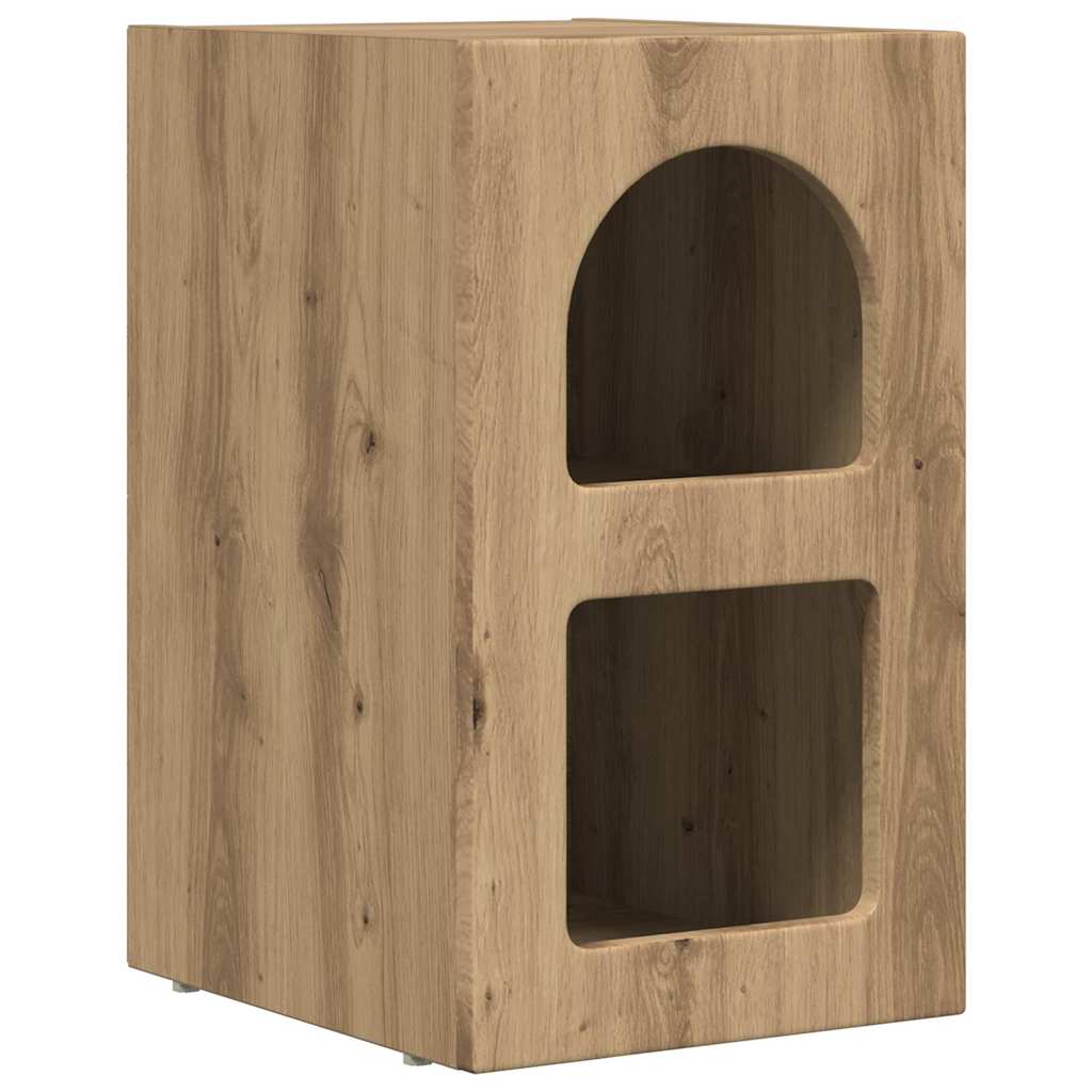 vidaXL Bedside Table ELST 2 pcs Artisan Oak 29.5 x 33.5 x 50 cm 5