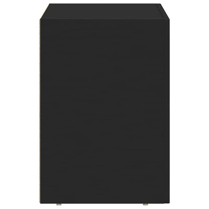 vidaXL Bedside Table ELST Black 40 x 35 x 50 cm Engineered Wood 5