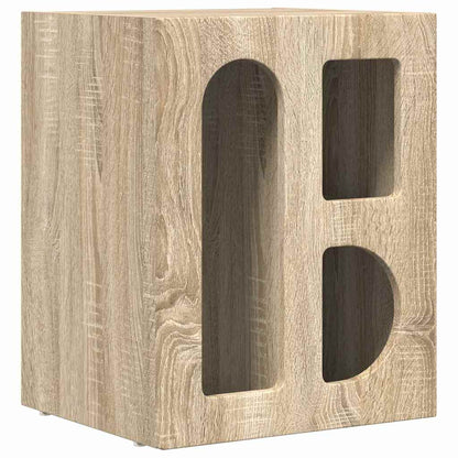 vidaXL Bedside Table ELST Sonoma Oak 40 x 35 x 50 cm Engineered Wood 2