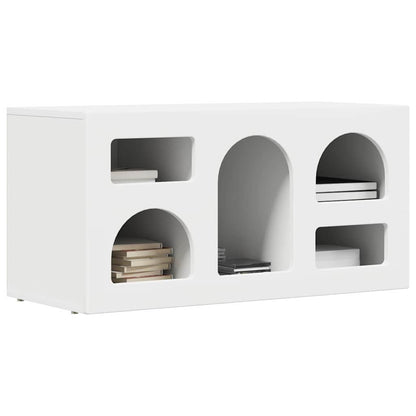 vidaXL TV Cabinet ELST 80 x 35 x 40 cm White Engineered Wood 3