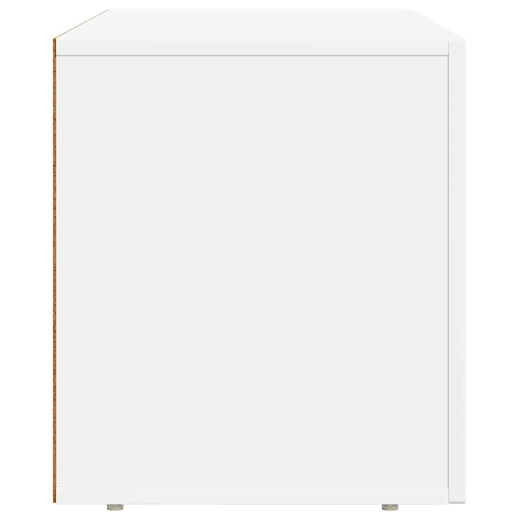 vidaXL TV Cabinet ELST 80 x 35 x 40 cm White Engineered Wood 6