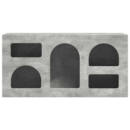 vidaXL TV Cabinet ELST 80 x 35 x 40 cm Concrete Grey Engineered Wood 5