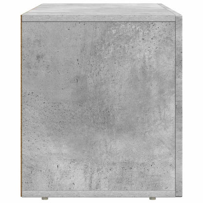 vidaXL TV Cabinet ELST 80 x 35 x 40 cm Concrete Grey Engineered Wood 6