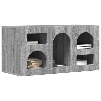 TV Cabinet ELST 80 x 35 x 40 cm Engineered Wood Grey sonoma